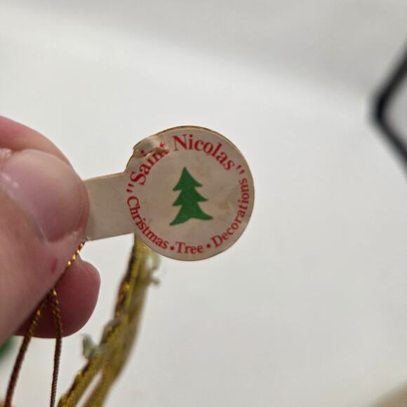 LOT 5 Vintage 60s Christmas Kitschy Quirky Cloth Saint Nicolas Goldfish Donkey - Picture 9 of 9